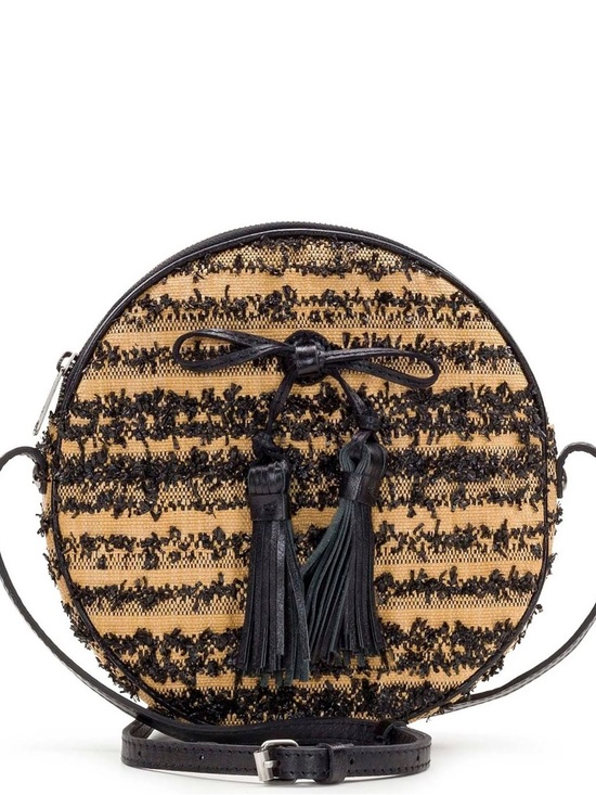 Patricia Nash Handbags - Patricia Nash Ebbe Woven Straw Sibari Canteen Crossbody